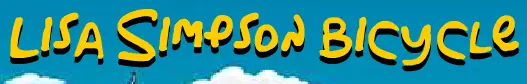 Lisa Simpson Bicycle logo