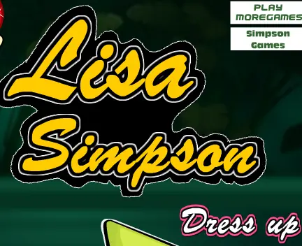 Lisa Simpson Dress up logo
