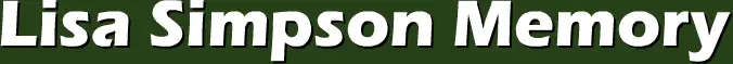 Lisa Simpson Memory logo