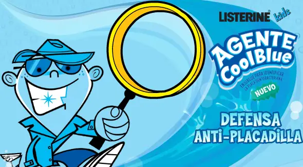 Listerine Kids Agente Cool Blue: Defensa Anti-Placadilla logo