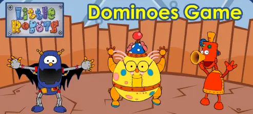 Little Robots: Dominoes Game logo