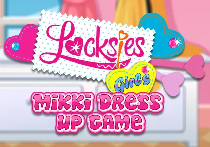 Lockies Girls Mikki Dress Up Game logo