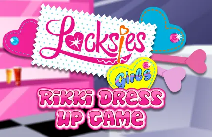 Locksies Girls Rikki Dress Up Game logo