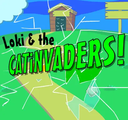 Loki & The Cat Invaders! logo