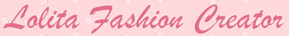 Lolita fashion creator dress up game logo