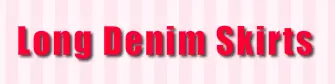 Long Denim Skirts logo