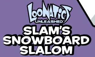 Loonatics Unleashed: Slam's Snowboard Slalom logo