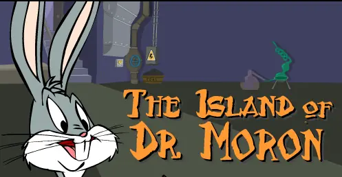 Looney Tunes Bugs Bunny In The Island of Dr. Moron logo