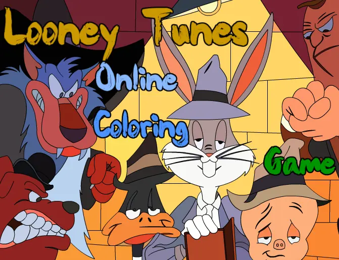 Looney Tunes Online Coloring Game logo