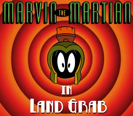 Looney Tunes Presents Marvin the Martian in Land Grab logo