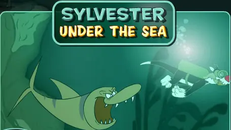 Looney Tunes Sylvester Under the Sea logo