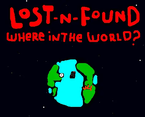 Lost-n-Found Where in the World? logo