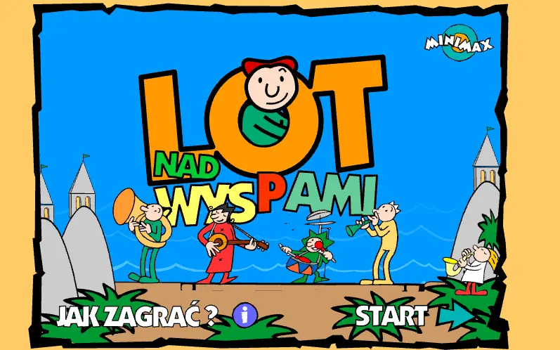Lot nad wyspami Minimaksa logo