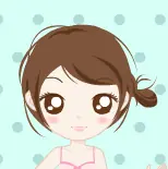 lovely girl dress up logo