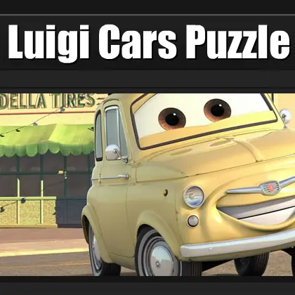 Luigi Cars Puzzle logo