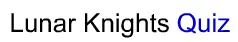 Lunar Knights Quiz logo