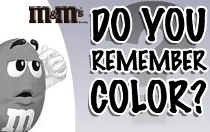 M&M's: Do You Remember Color? logo