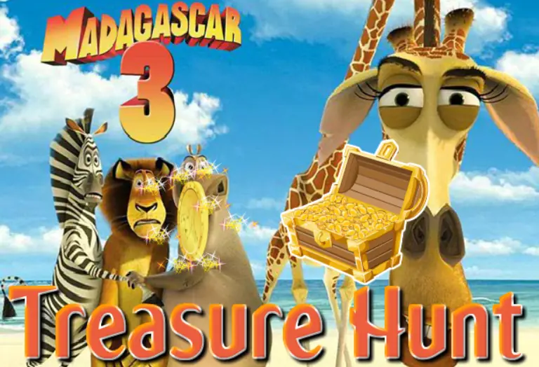 Madagascar 3 Treasure Hunt logo