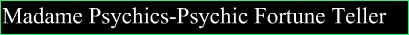 Madame Psychic's Psychic Fortune Teller logo