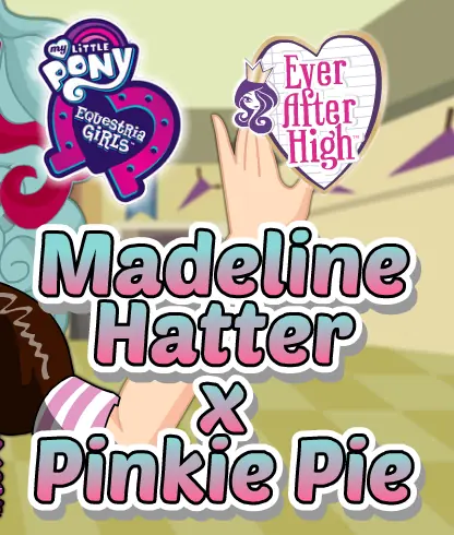 Madeline Hatter X Pinkie Pie logo