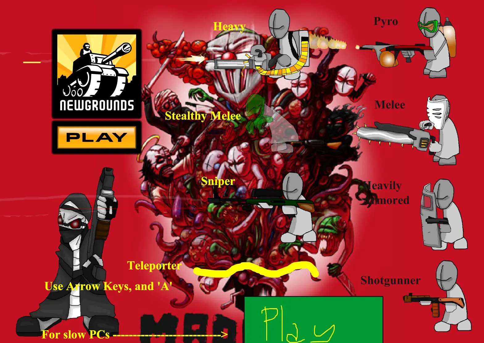 Madness Tf2 inspired game logo