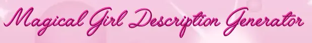 Magical Girl Description Generator logo