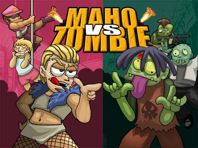 Maho vs Zombies logo