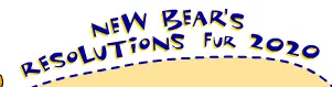 Make Your New Bear's Resolutions Fur logo
