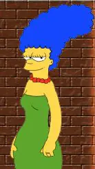 Marge Simpson Dress Up logo