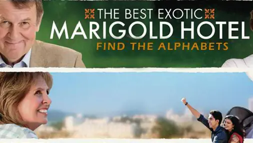 Marigold Hotel - Find The Alphabets logo