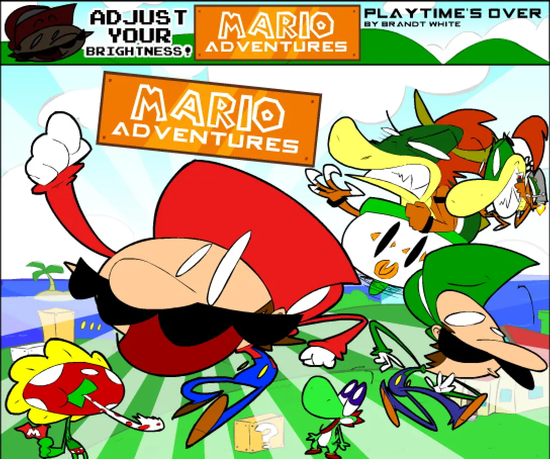 Mario Adventures #41 '3:06 AM' logo