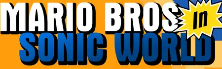 Mario Bros. in Sonic World logo