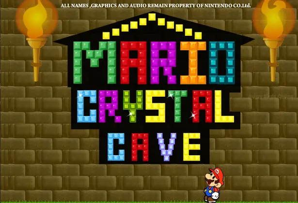 Mario Crystal Cave logo