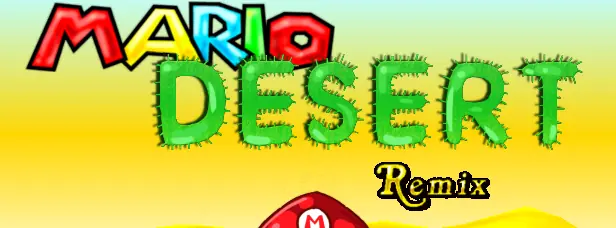 Mario Desert Remix logo