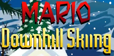 Mario Downhill Skiing logo