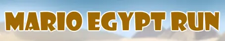 Mario Egypt Run logo