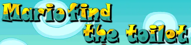 Mario find the toilet logo