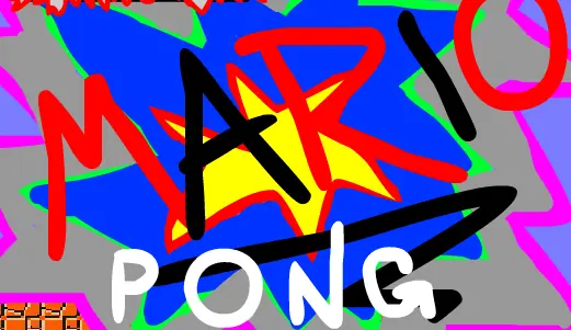 Mario Pong logo
