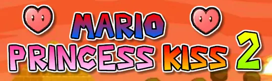 Mario Princess Kiss 2 logo