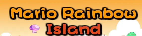 Mario Rainbow Island logo