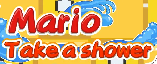 Mario Take A Shower logo