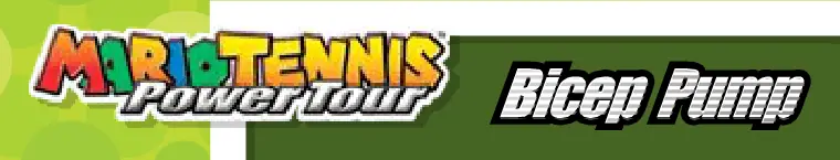 Mario Tennis Power Tour - Bicep Pump logo