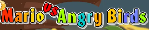 Mario vs Angry Birds logo