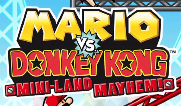 Mario vs. Donkey Kong: Mini-Land Mayhem! Microsite logo