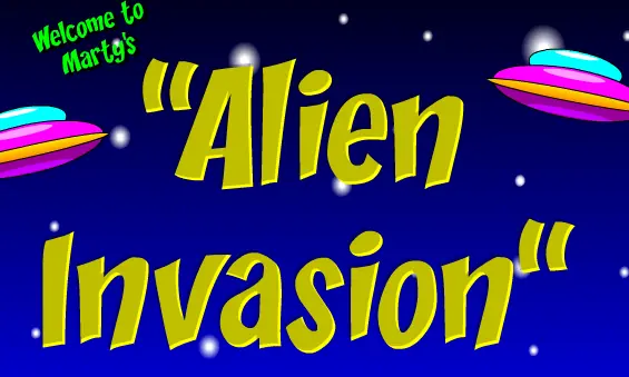 Marty's Alien Invasion logo