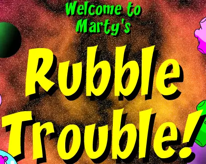 Marty's Rubble Trouble logo