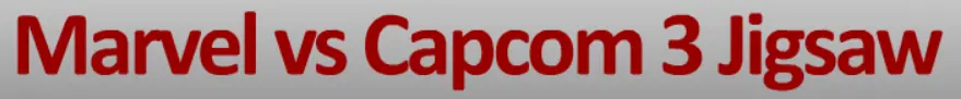 Marvel vs Capcom 3 Jigsaw logo