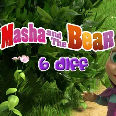 Masha and The Bear 6 Diff logo