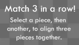 Match 3 in a row! logo
