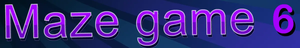 Maze game 6 logo